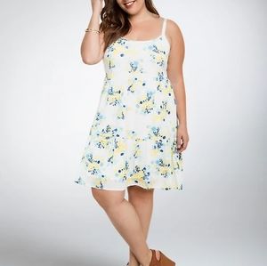 EUC Torrid Floral Gauze Cami Summer Dress